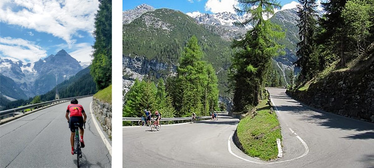 Trafoi e Mont Ortler - Paisagem Alpes montanhosos Ciclismo Col de Stelvio Itália Alpes Italianos Paisagem Rota das montanhas Itália Ciclismo ciclismo Itália Passo Stelvio
