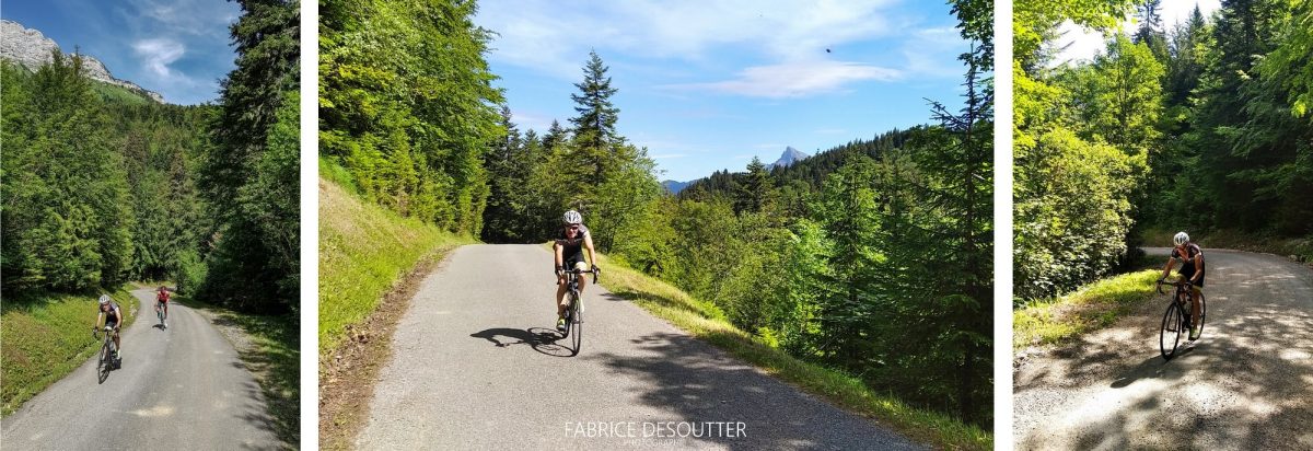 Bicicleta de corrida de ciclismo Massif de la Chartreuse Isere Alps França - Paisagem de montanha ao ar livre Alpes franceses bicicleta de corrida de paisagem de montanha