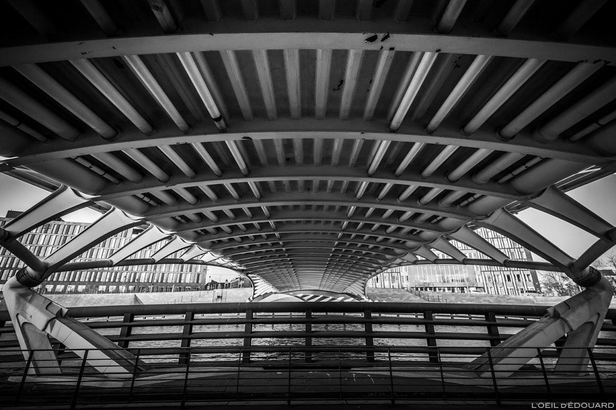 Kronprinzenbrücke, Berlin Alemanha - Arquiteto Santiago Calatrava / Alemanha Alemanha Arquitetura da ponte
