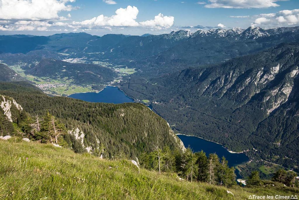 Lago Bohinj do topo da montanha Pršivec, Eslovênia - Lago Bohinj, Eslovênia / Bohinjsko jezero, Eslovênia