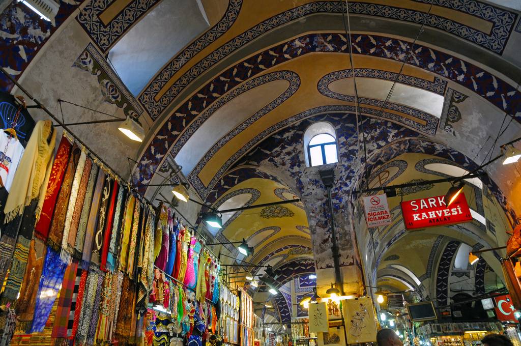 Grande Bazar em Istambul, Turquia
