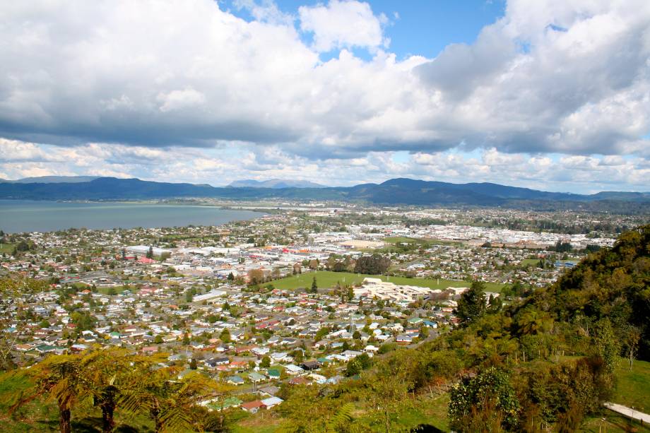 Vista aérea de Rotorua
