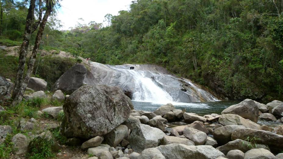 Cachoeira do Escorrega, na Maromba
