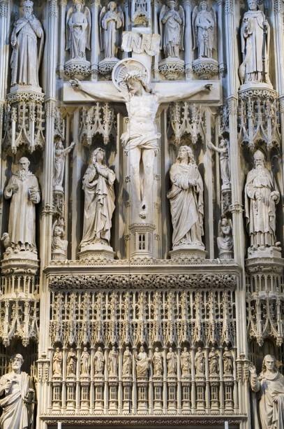 Detalhe da Catedral de St Albans - Hertfordshire - Inglaterra
