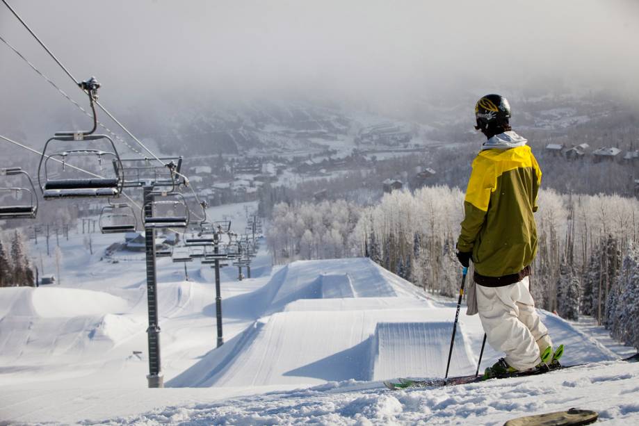As pistas de esqui são a marca registrada do resort 