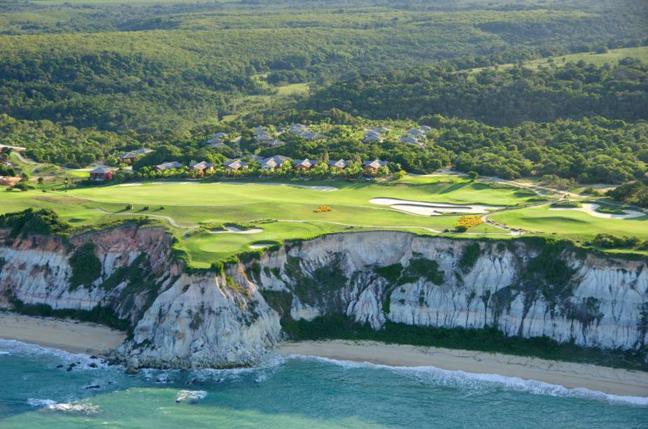 Vista aérea do Terravista Golf Resort em Trancoso