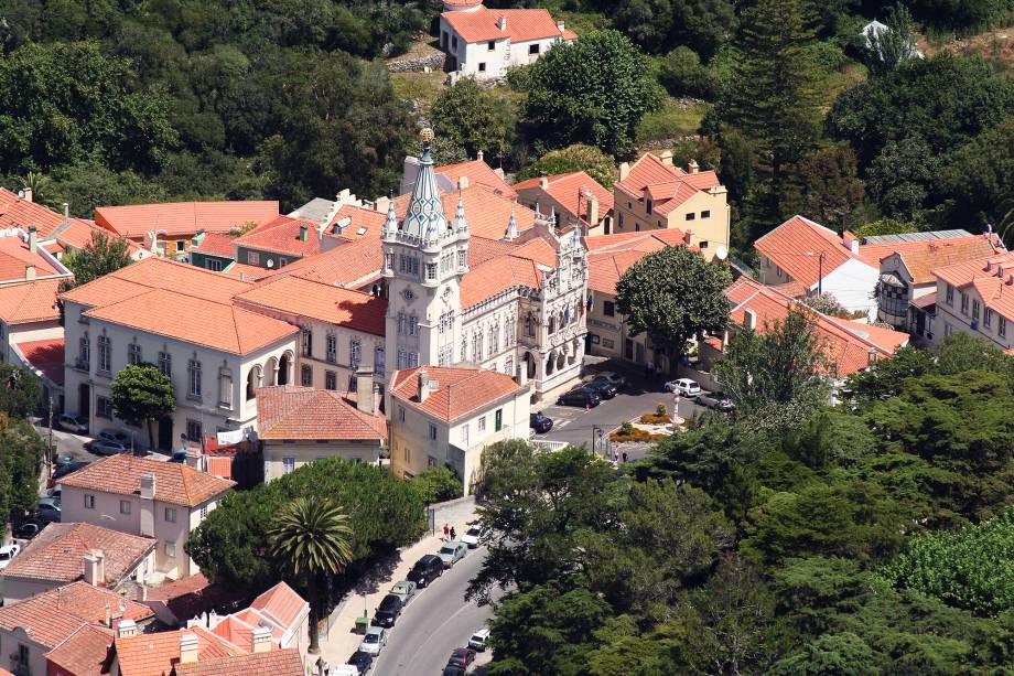 Vista do centro de Sintra 