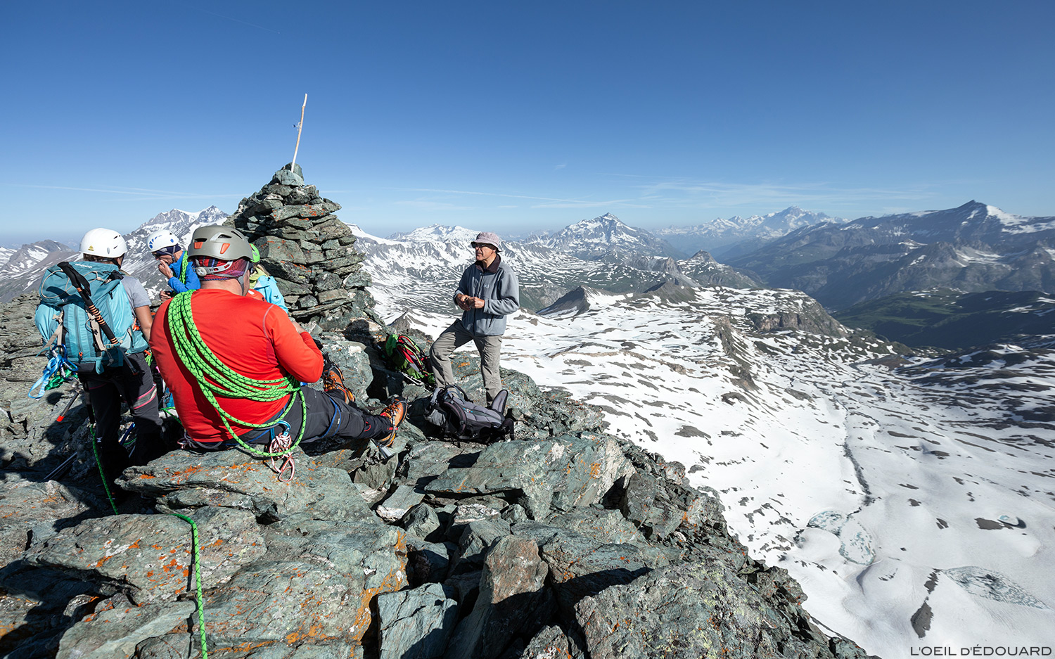 Randonnee Alpinisme Pointe Mean Martin Vanoise 56 sommet blog outdoor Trace les Cimes