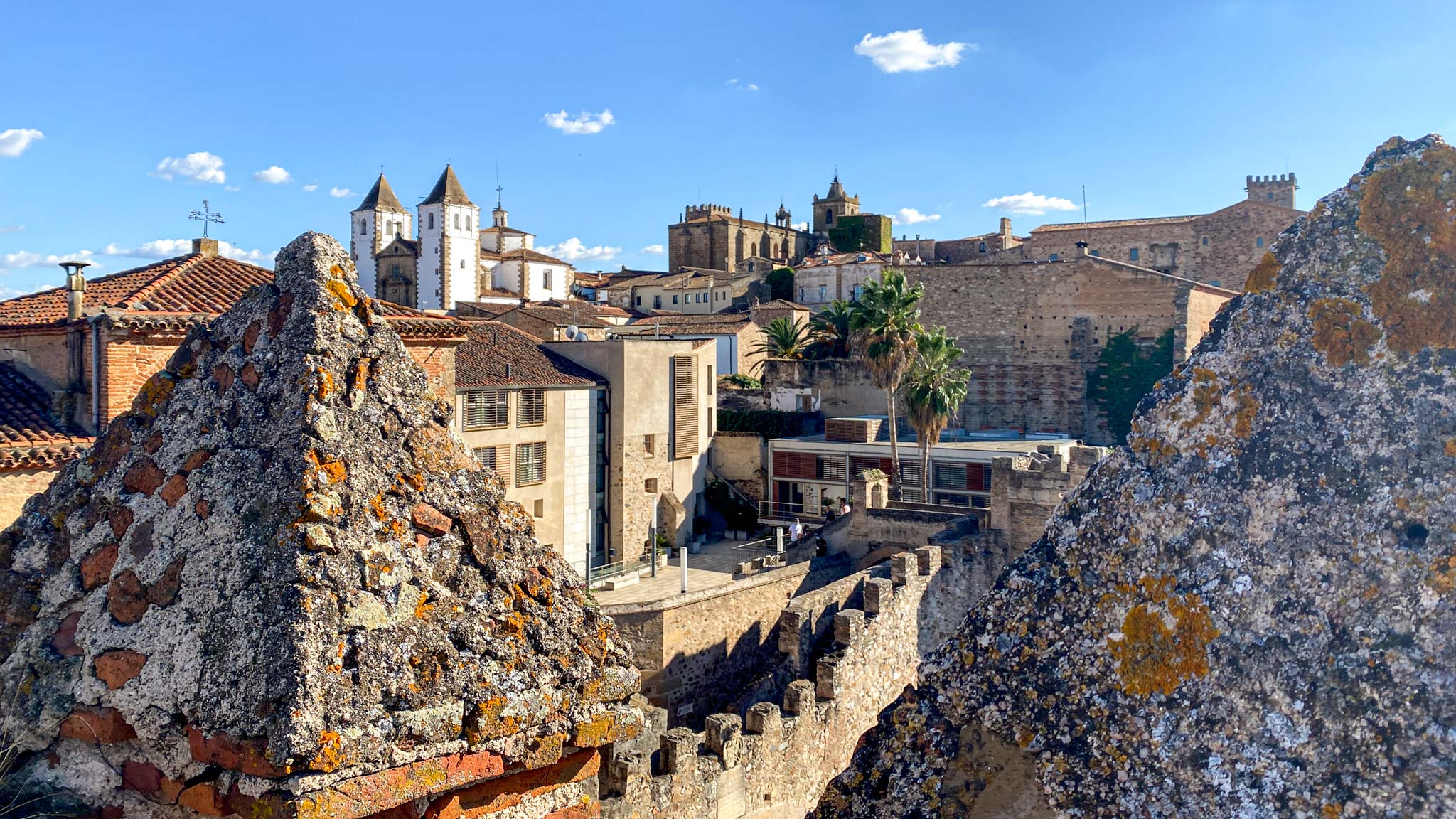 A antiga cidade de Cáceres