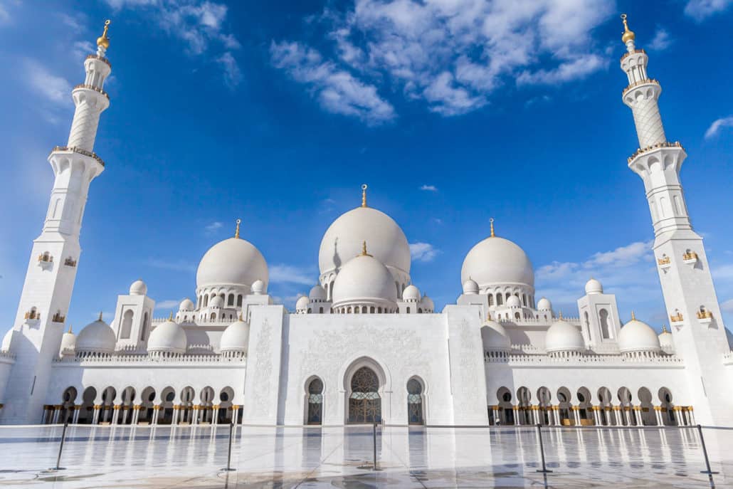 Parada da Grande Mesquita Abu Dhabi